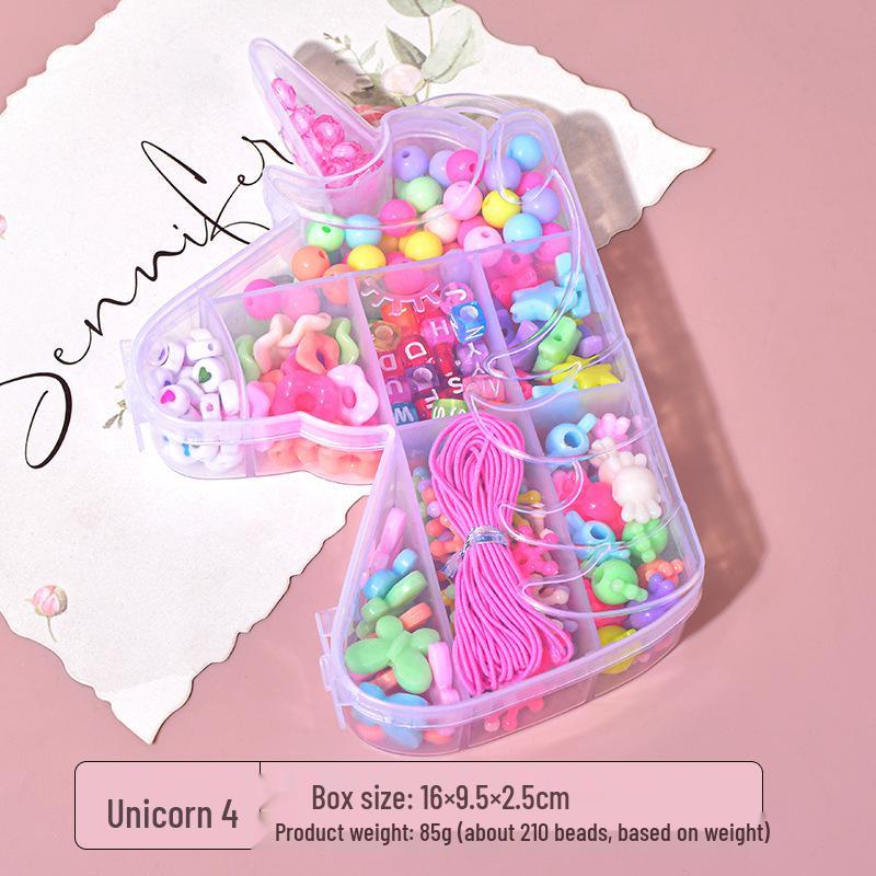 Jouets en perles faits à la main: Kit de Bijoux pour Filles DIY avec Bracelets et Colliers Puzzles Créatifs