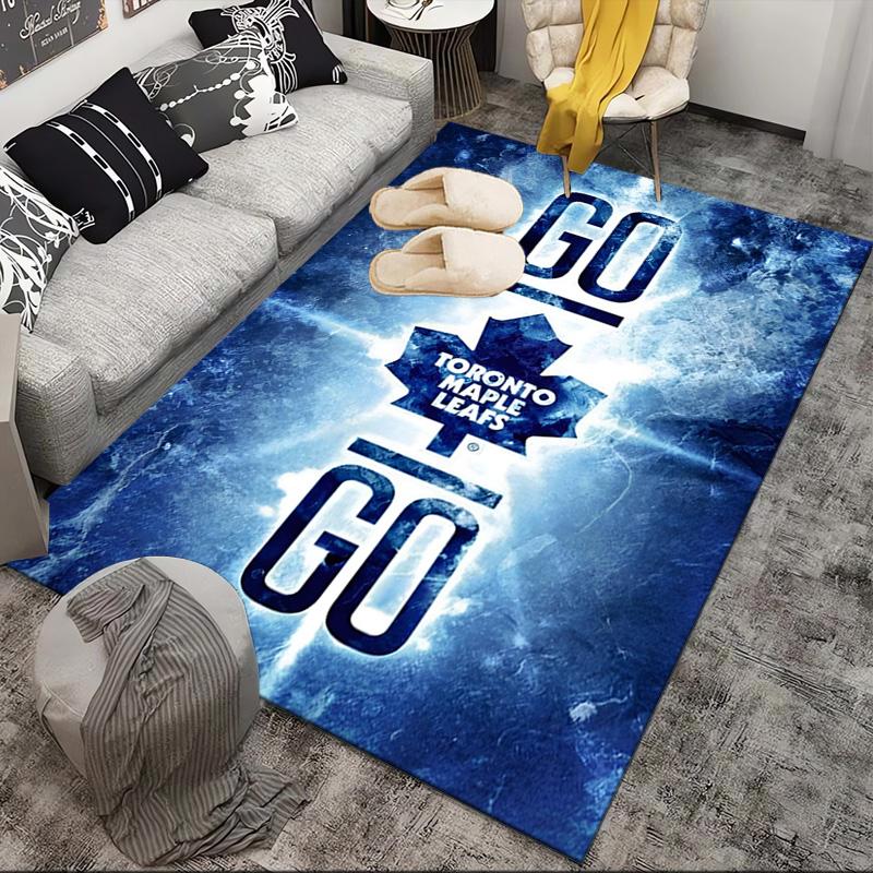 Toronto Leafs Logo Area Rug Suitable for Indoor And Outdoor,Carpets for Kitchens, Homes, Offices, Living Rooms,Home Decor,Christmas Gift