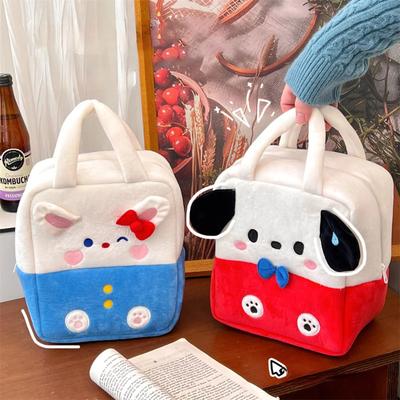 Cute Cartoon Portable Lunch Bag With Large Capacity Preservation Bag Thick Aluminum Foil Picnic Bag Ice Pack Student Lunch Box Insulation Bag