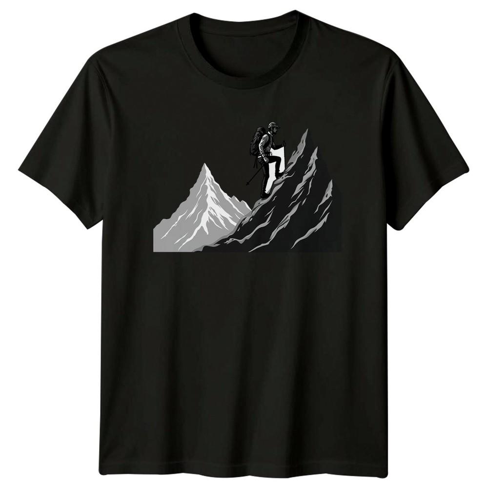 Adventure Awaits Unisexs TShirt Mountaineering Outdoor Recreation Gift For Him