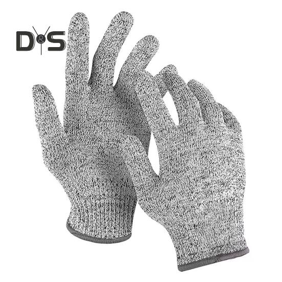 

1 пара перчаток, устойчивых к порезам, уровень защиты 5, перчатки, устойчивые к порезам, защитные перчатки для кухни, перчатки для поваров, чистки устриц, резки мяса, деревообработки M