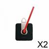 3 Packs Clock Movement Water Indicator Mechanism Kit Day Motor Adjustable Shaft for Various Dial