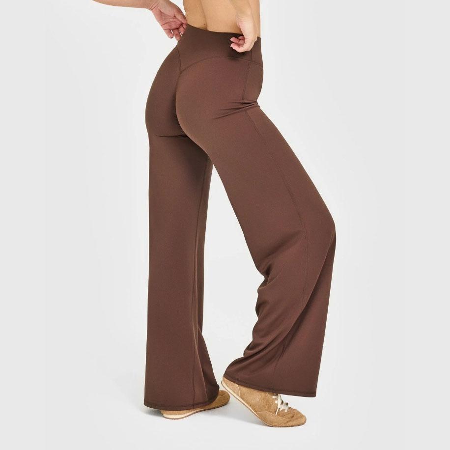 Women's Mid-Waist Super Soft Straight-Leg Yoga Pants