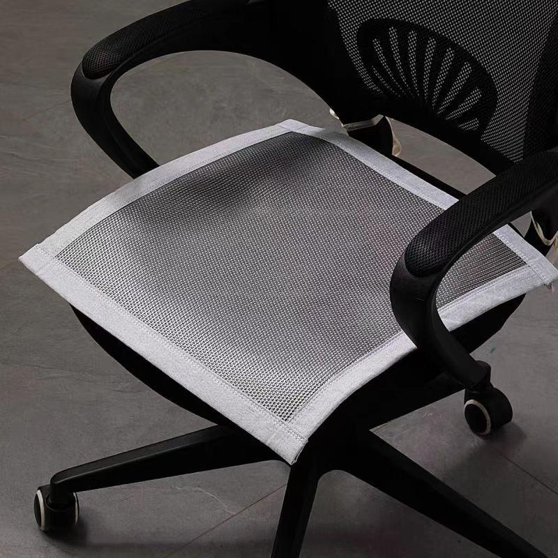 Ice Silk Summer Chair Cushion Office Long-Sitting Computer Chair Breathable Summer Mat Stool Cushion Cool Pad Ice Pad