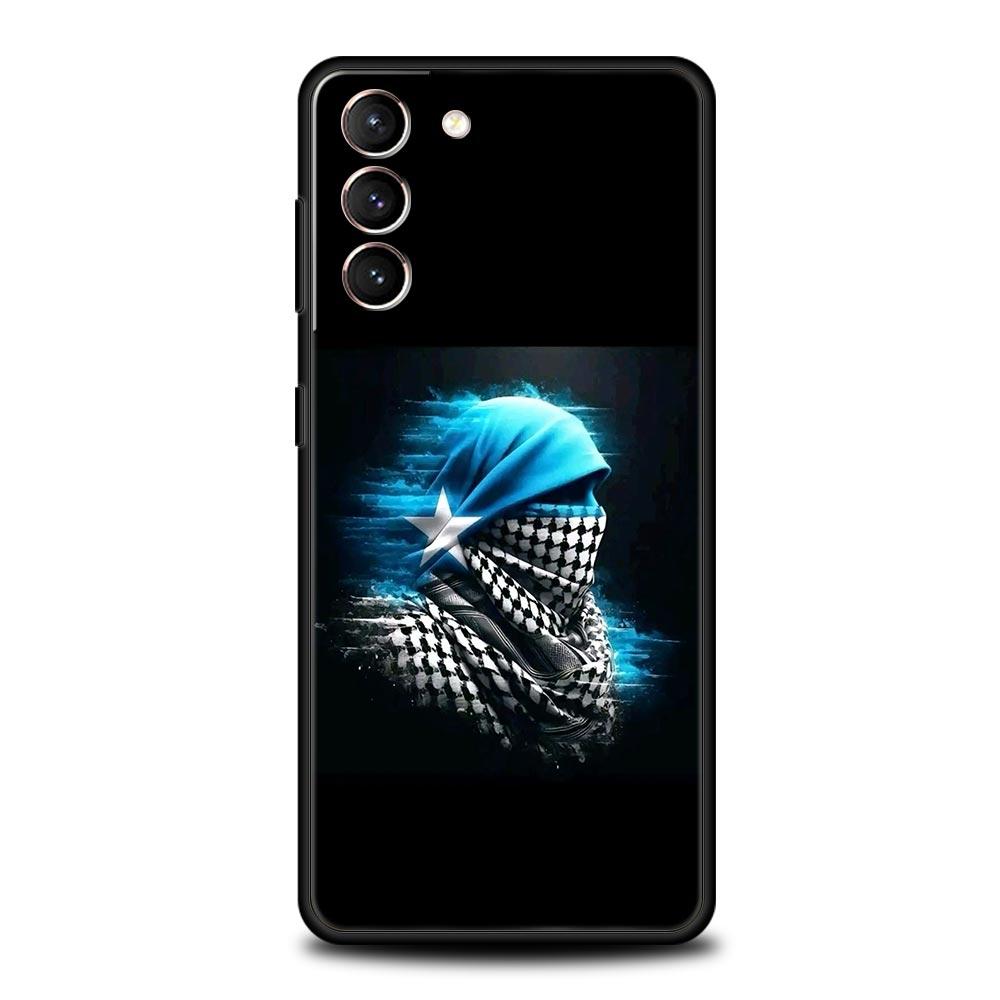 Phone Case For Samsung Galaxy S25 Edge S24 S23 S22 S21 Ultra S20 FE 5G S10 S10E S9 Plus Soft Cover Somali Somalia National Flag