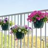 Rækværk Plantehænger Justerbar Plantepotteholder Udendørs Plante Potte Hænger Værktøjsfri Lodret Plantehænger til Terrasse Have Hegn Dæk