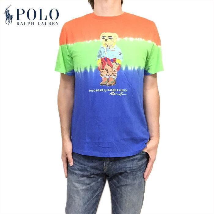 Used New Genuine Polo Ralph Lauren Polo Bear Tie Dye T-Shirt Boys XL