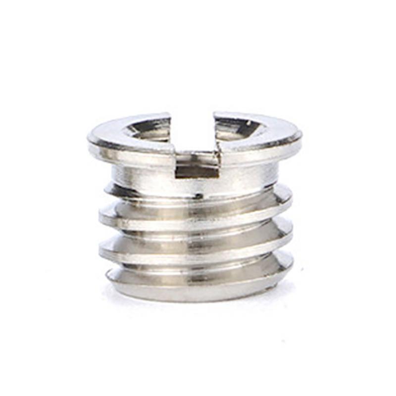 1/4 To 3/8 Inch Universal Camera Adapter Conversion Screw Nut Tripod Monopod Ballhead Mount Accessories