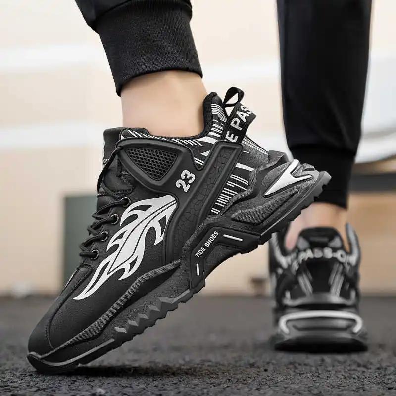 Fashion High Platform Increases Height Funny Sneakers Vulcanize Adult Men Shoes Size 40 Sport Premium Bity Model College Popular