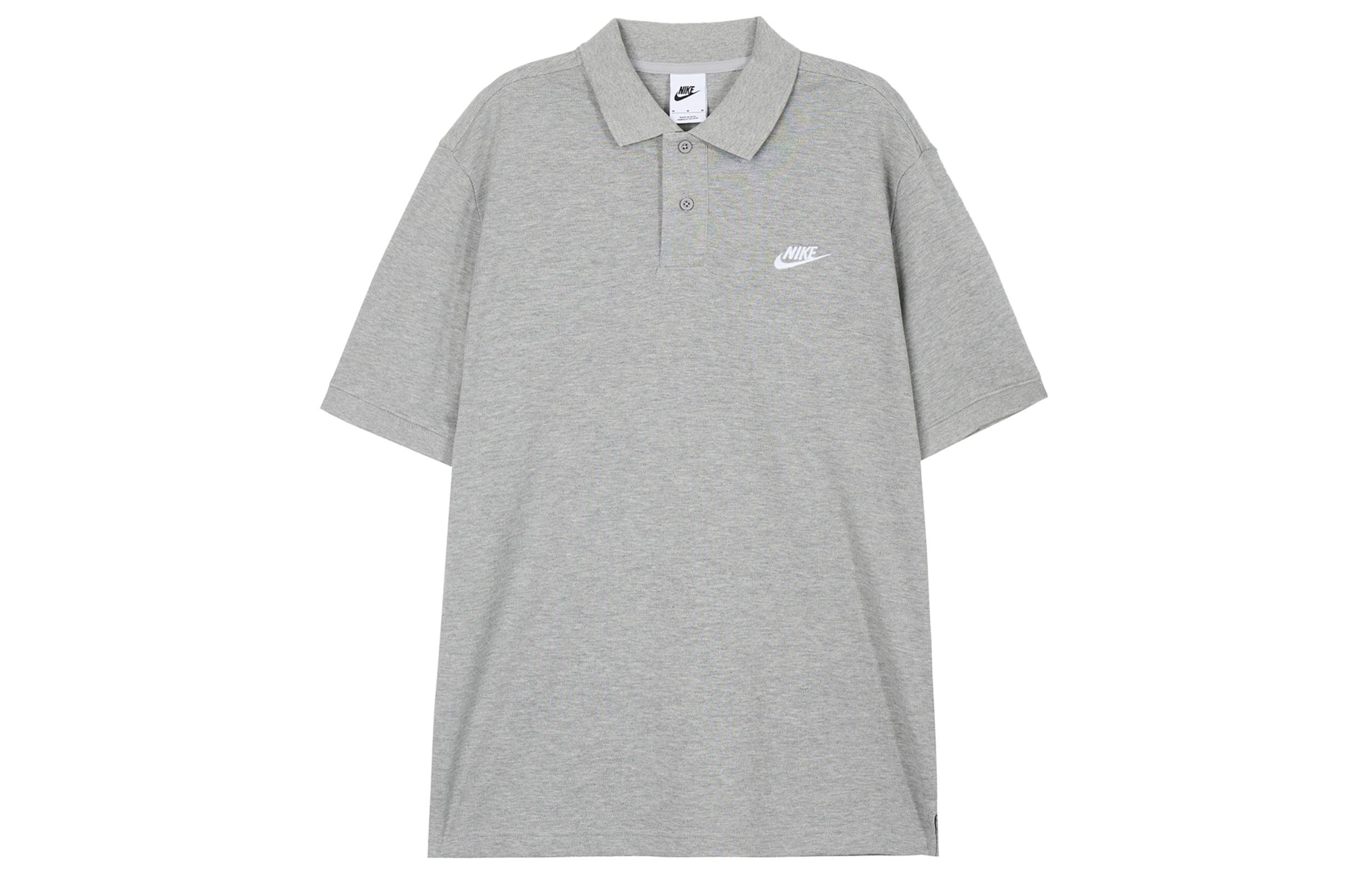 Nike Club Polo Shirt Men s Gray FN3895-063 L
