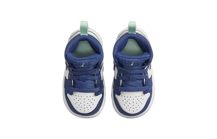 Jordan 1 Mid Mystic Navy Mint Foam TD 640735-413