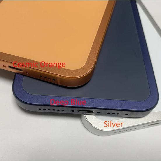 

Корпус-конвертер для iPhone 11 на 17 Pro 6,1 дюйма Задняя крышка-замена для 11, как 17 Pro, Оранжевый Модифицированный корпус с крышкой серебряный