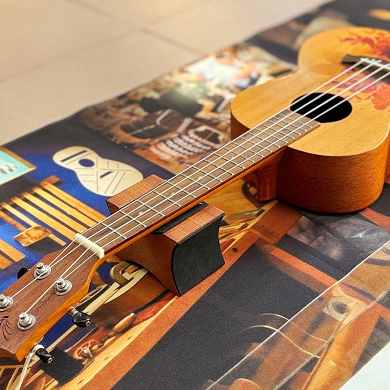 Houten Gitaar Neksteun Kussen 2 Gebruikshoogtes Luthier Gereedschap Voor Elektrische Akoestische Gitaar Ukulele Bas Mandoline