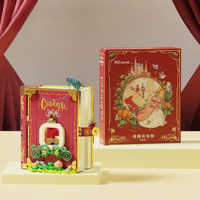 Fairy Tale 3D Building Blocks Book Anime Movie Assembly Model Toy Cute Fairy Tale Model Girl Birthday Gift Building Blocks
