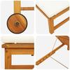Sun Lounger 2 Pcs Brown 202 X 53 X 89 Cm Solid Acacia Wood