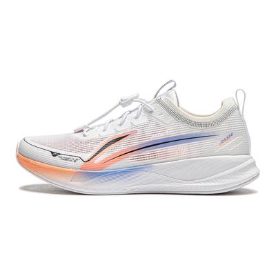 Li Ning Kinder Flying Cloud Reflektierend Bequem Vielseitig Stoßdämpfung Rebound Low-Top Laufschuhe Kinderlaufschuhe Weiß Pink YKFU014-2