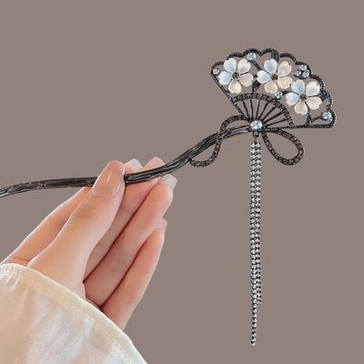 Vintage Çin Tarzı Hanfu Saç Tokası Kadın Metal Püskül Saç Çatalı Saç Çubukları Saç Tokası Kadın Takı Saç Tokası Aksesuarları