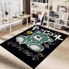 1pc too cool to be me Home Office, Durable Polyester Floor Mat with Easy, Office Decor, Urban Style, Nonslip Backing, Highquality Fabric