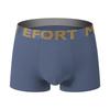 Men's Pure Cotton Boxer Briefs with Antibacterial Cordyceps and Breathable Crotch in Trendy Letter Design