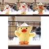 Mini Ins Trendy Plush Duck Hanging Ornament In Pink For Backpack Decoration