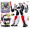 MiniForce Super Poliziotti Scien JET Poliziotto Marino Robot Trasformabile Emblema Testa Modello Mini Force Deformazionermazione Action Figure Giocattoli