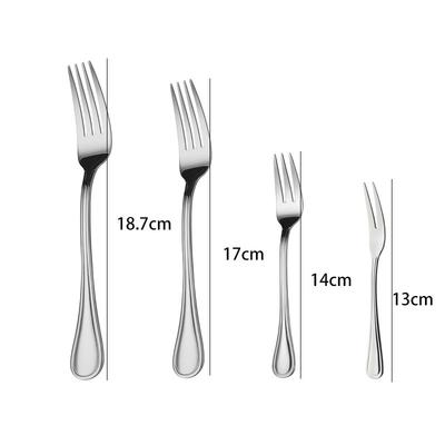Edelstahl Gabeln Set Westlicher Stil Verdickt Geschirr für Steak Essen Haushaltsgebrauch Langlebig Löffel Messer Besteck