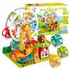 Ball Track Building Blocks Playground With Carousel Creative Set 81 Pcs.