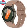 Original Silicone Band for Samsung Galaxy Watch 7 6 4 5 Pro FE 44mm 40mm Correa Bracelet Galaxy Watch4 6 Classic 43mm 47mm Strap