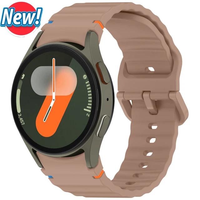 Original Silicone Band for Samsung Galaxy Watch 7 6 4 5 Pro FE 44mm 40mm Correa Bracelet Galaxy Watch4 6 Classic 43mm 47mm Strap