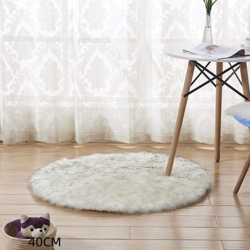 Plush Carpet Yoga Floor Mat Bedside Foot Pad Imitation Australian Imitation Wool Carpet Home Decoration