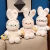 Plush Bunny Toy With Glasses For Children Gift And Comfort