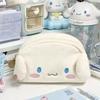 GREDINO Cinnamon Roll Pencil Case Stationery Box Pencil Case Cinnamon Roll Pen Holder Simple Large Capacity Cinnamon Roll Pen Case Stationery Box