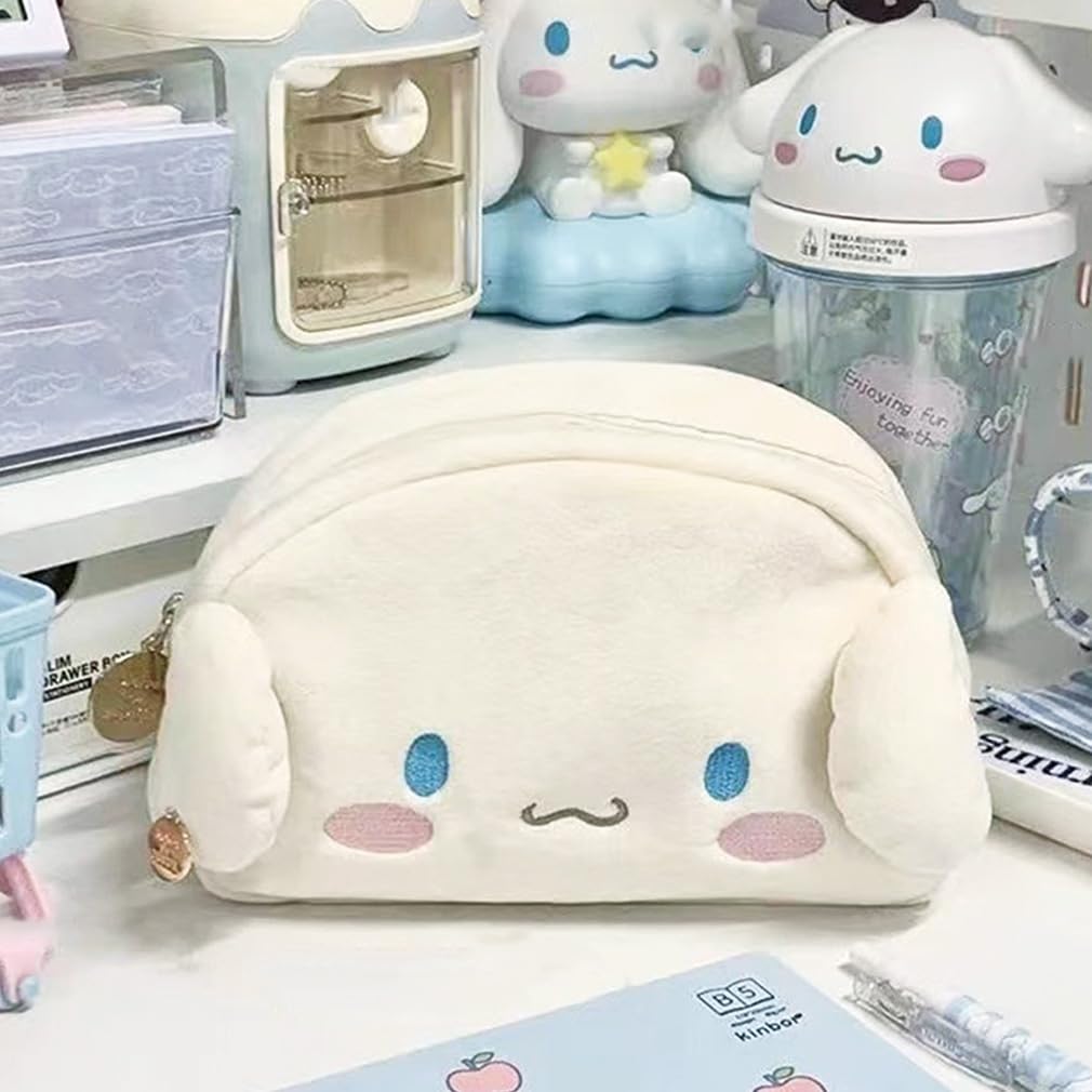 GREDINO Cinnamon Roll Pencil Case Stationery Box Pencil Case Cinnamon Roll Pen Holder Simple Large Capacity Cinnamon Roll Pen Case Stationery Box