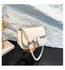 Elegant Shoulder Designer Bag For Women Modern Chain Detail Versatile Handbag Small