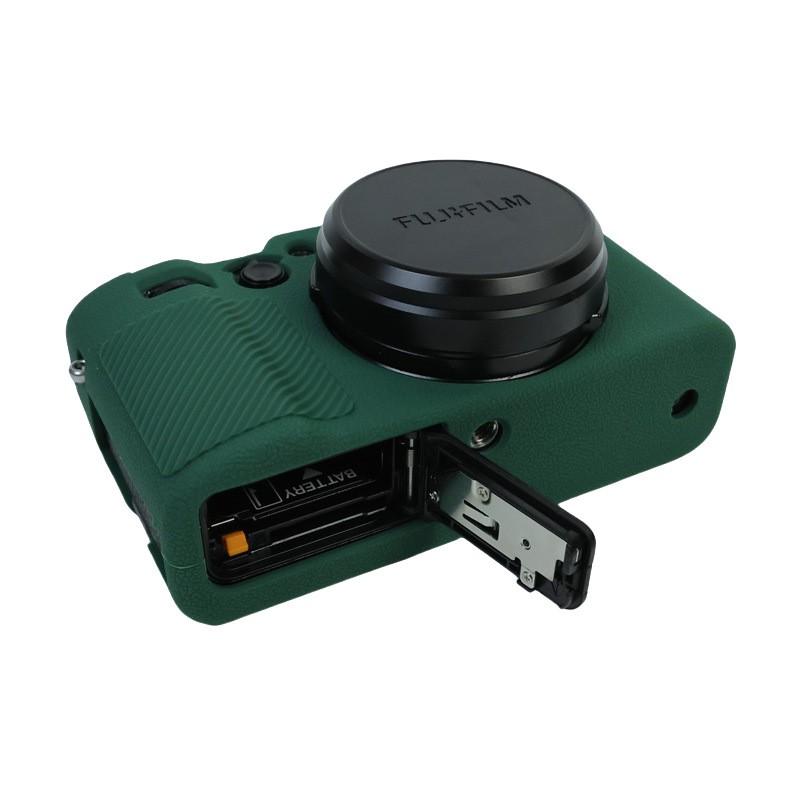 Silicone Camera Case Cover Fujifilm X100 VI With Enhanced Grip Handle Shockproof Protective Shell Mirrorless
