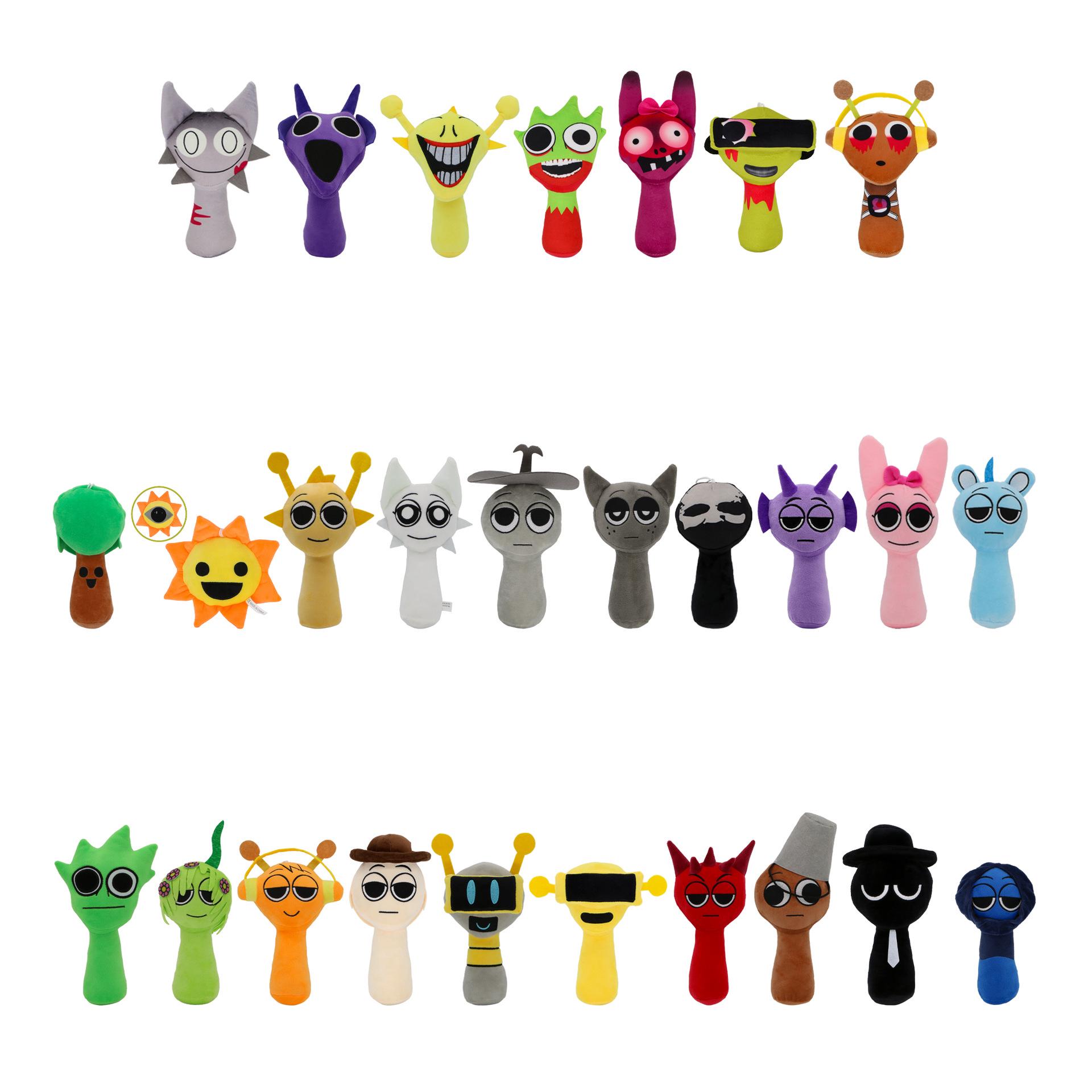 

Sprunki 2025 Cross-border Plush Rhythm Box Игрушка Кукла Игровой Аксессуар