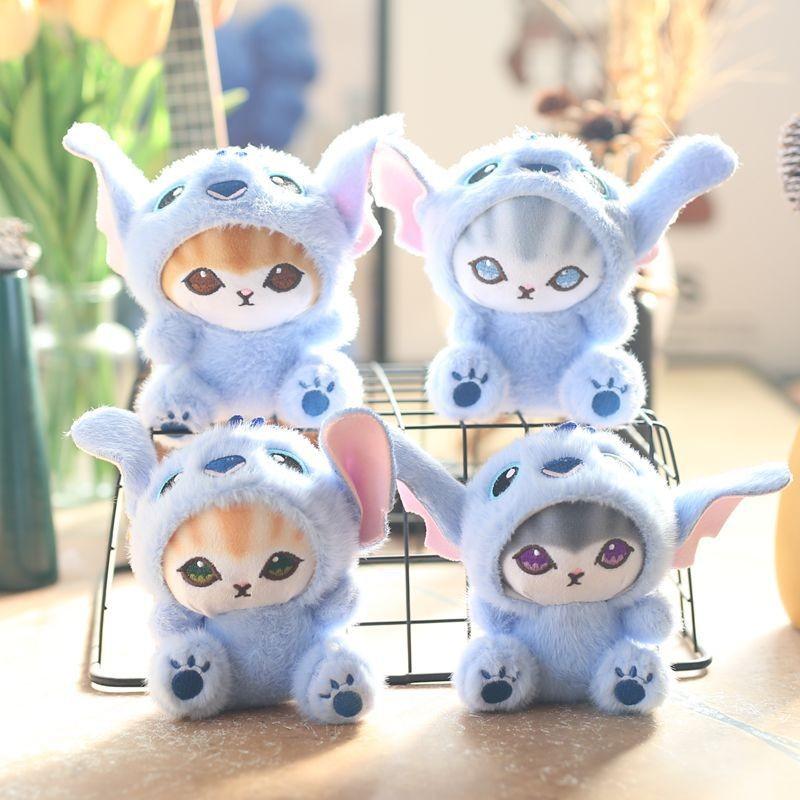 Lilo Stitch Plush Animal Keychain With Short Velvet Fabric Travel Doll Daily