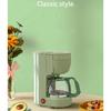 Petite cafetière à filtre pour bureau à domicile Ménage 0,65 L Cafetière Cafetière Machine à café ménagère Durable