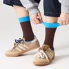 Socks Pure Cotton Medium Tube Socks Season Trendy Retro Color Matching European And American Style Double Needle Boneless Cotton Stacking Socks