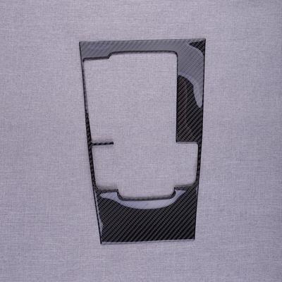 Black Carbon Fiber Center Console Gear Shift Panel Cover Trim Fit for Mazda 3 Axela     2024 LHD