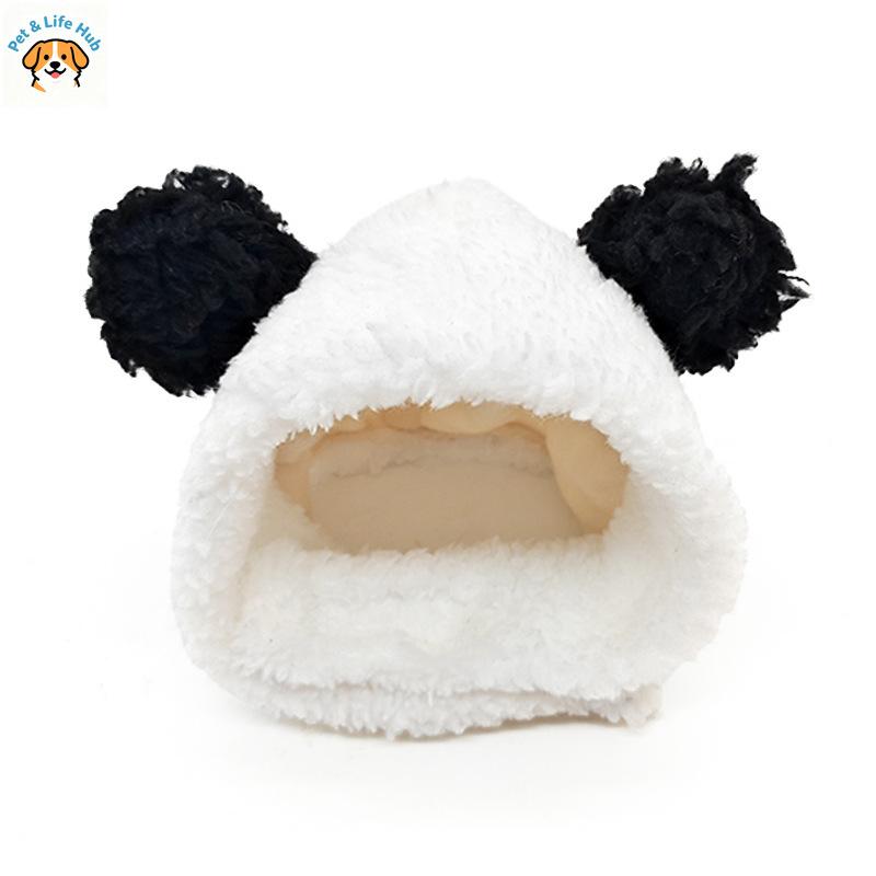 Cute Cat Pet Hat Plush Bear Ears Headgear Funny Small Dog Headband Funny Costume Dog Photo-taking Chapeu Para Cachorro