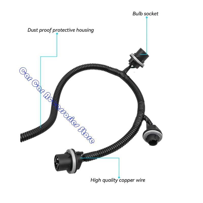

3 Light Plug Wiring Harness Cable Passenger Side Tail Light Connector For 1500 2500HD 3500HD Trucks 2016 2019 23295977 242D