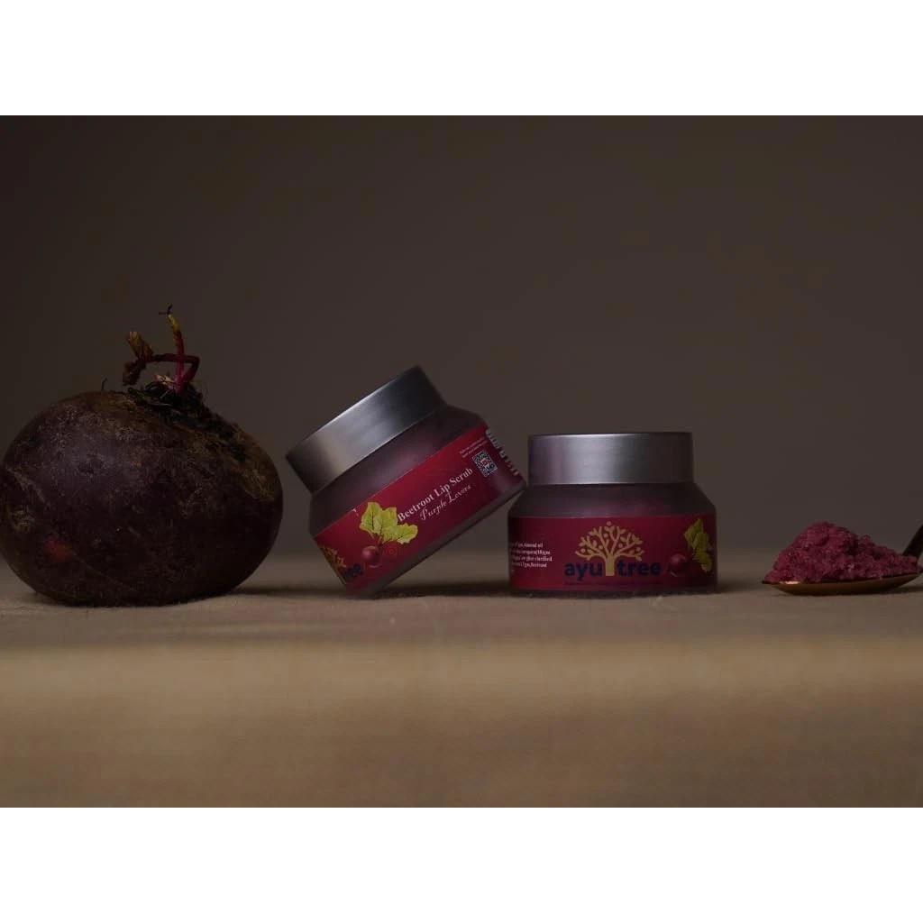 Ayutree Beetroot Lip Scrub For Dark Lips 50gm