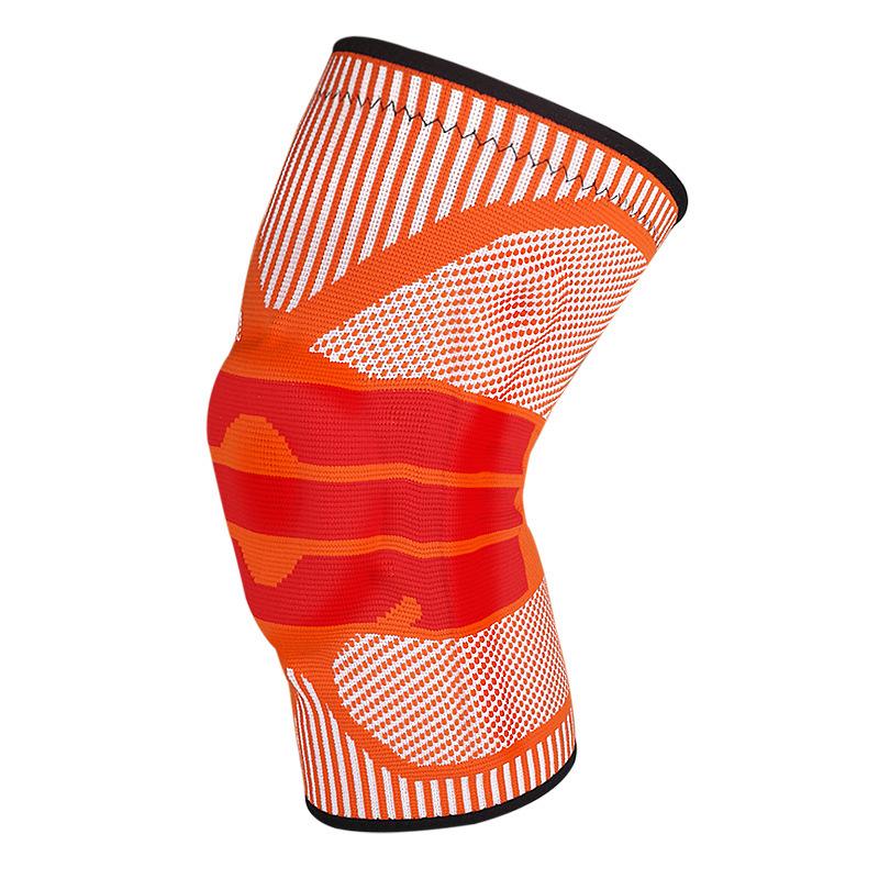Sports Knee Pads New Silicone Spring Knitted Knee Pads Running Basketball Mountaineering  Sports Protective Gear Mountaineering Protective Gear
