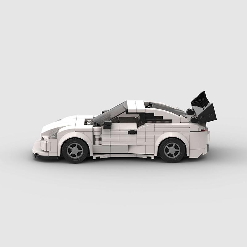 MK4 Supra MOC Speed Car Fast Super Race Vehicle Technical model Building Block Racing Rally Sports Brick Christmas Gift City