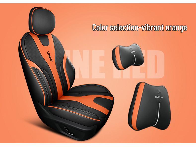 Changan UNIV Special Sport Car Seat Cushion - Full Surround, Wear-Resistant Leather Cover