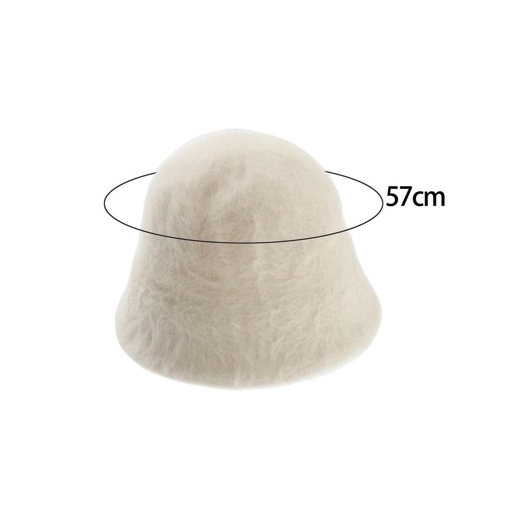 Soft Plush Bucket Hat Female Adult Fisherman Cap Beanie Windproof Fashion Womens Winter Fisherman Hat for Cycling Travel Hiking