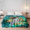 Cartoon "Oxygen Not Included" Themed Blanket Flannel Blanket for Bedroom, Living Room, Sofa, and Nap Sofas.