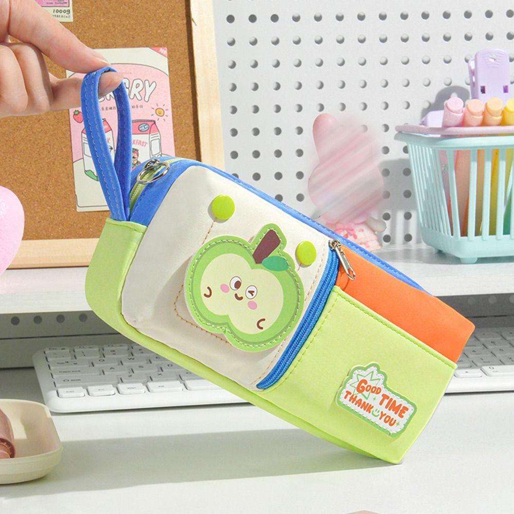 Three Layers Pencil Case Large Capacity Stationery Storage Bag Stationery Organizer  School Office