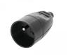 Portable Socket B/U 16A 2P+E 250V Black Gn-171